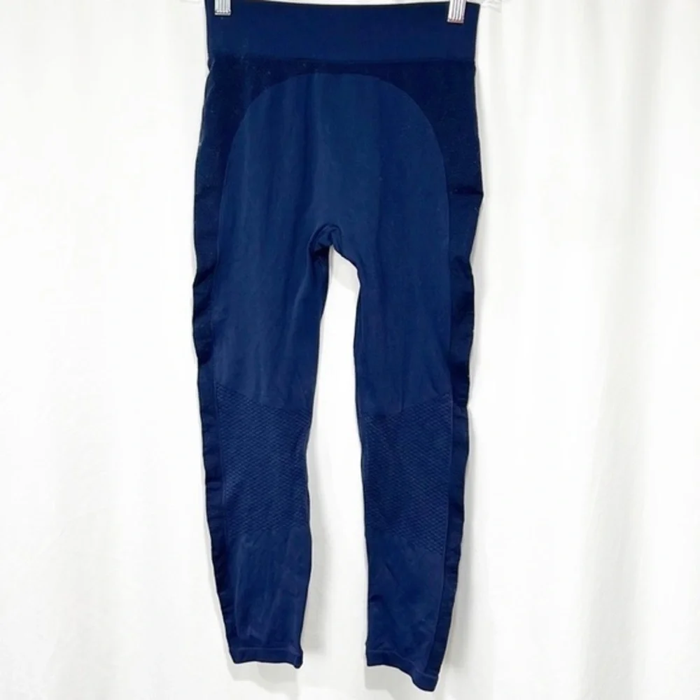 Tory Sport Seamless Leggings size Medium Navy Blue